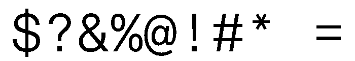 STKBureauSansMonoComplete Light Instance Font OTHER CHARS