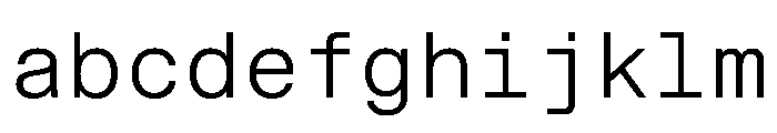STKBureauSansMonoComplete Light Instance FONT