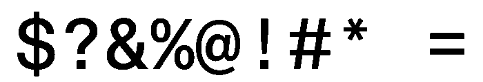 STKBureauSansMonoComplete Regular Instance Font OTHER CHARS