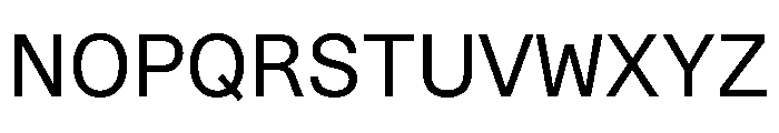 STKBureauSansSemiMono Book Font UPPERCASE