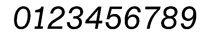 STKBureauSansSemiMono BookItalic Font OTHER CHARS