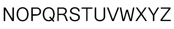 STKBureauSansSemiMono Light Font UPPERCASE
