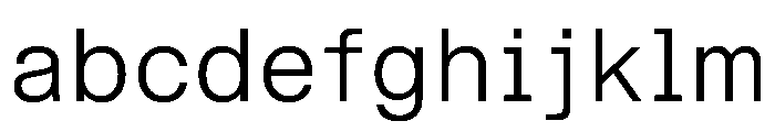 STKBureauSansSemiMono Light FONT