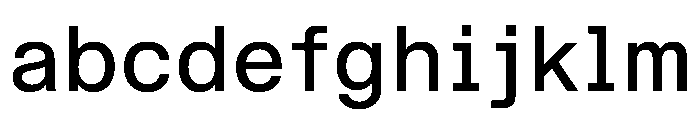 STKBureauSansSemiMono Regular FONT