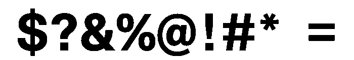 STKBureauSansSemiMonoComplete Bold Instance Font OTHER CHARS