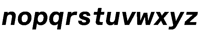 STKBureauSansSemiMonoComplete BoldItalic Instance Font LOWERCASE