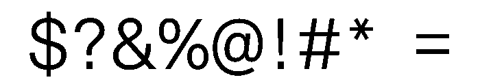 STKBureauSansSemiMonoComplete Light Instance Font OTHER CHARS