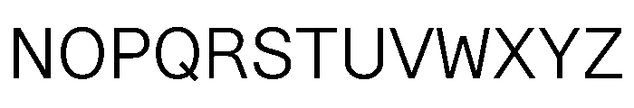 STKBureauSansSemiMonoComplete Light Instance Font UPPERCASE