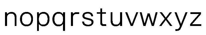STKBureauSansSemiMonoComplete Light Instance Font LOWERCASE