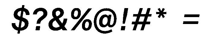 STKBureauSansSemiMonoComplete MediumItalic Instance Font OTHER CHARS