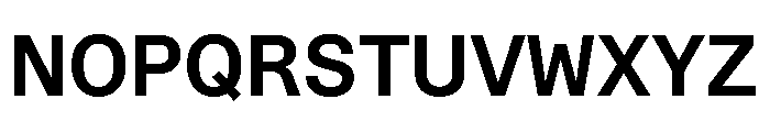 STKBureauSansSemiMonoComplete SemiBold Instance Font UPPERCASE