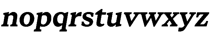 STKBureauSerif BoldItalic Font LOWERCASE