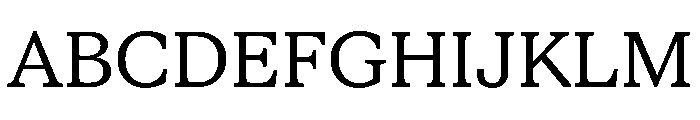 STKBureauSerif Book Font UPPERCASE