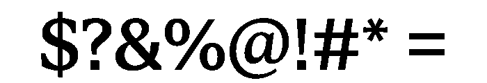 STKBureauSerif Medium Font OTHER CHARS