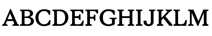 STKBureauSerif Medium Font UPPERCASE