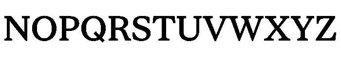 STKBureauSerif Medium Font UPPERCASE