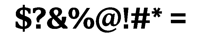 STKBureauSerifCollection Bold Instance Font OTHER CHARS