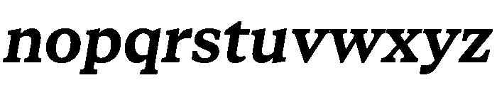 STKBureauSerifCollection BoldItalic Instance Font LOWERCASE