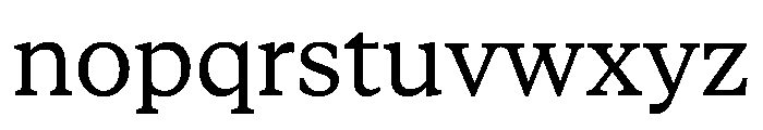 STKBureauSerifCollection Book Instance Font LOWERCASE
