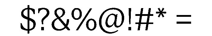 STKBureauSerifCollection Light Instance Font OTHER CHARS