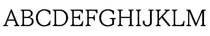 STKBureauSerifCollection Light Instance Font UPPERCASE