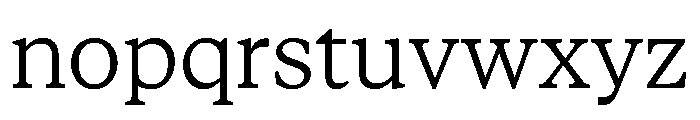 STKBureauSerifCollection Light Instance Font LOWERCASE