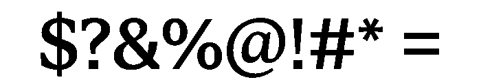 STKBureauSerifCollection Medium Instance Font OTHER CHARS