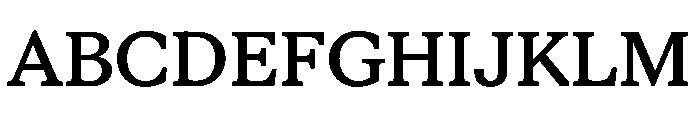 STKBureauSerifCollection Medium Instance Font UPPERCASE