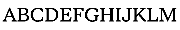 STKBureauSerifCollection Regular Instance Font UPPERCASE