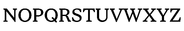STKBureauSerifCollection Regular Instance Font UPPERCASE