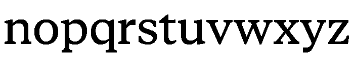 STKBureauSerifCollection Regular Instance Font LOWERCASE