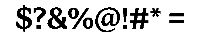 STKBureauSerifCollection SemiBold Instance Font OTHER CHARS