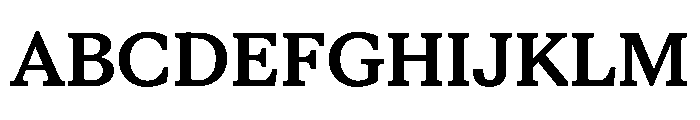STKBureauSerifCollection SemiBold Instance Font UPPERCASE