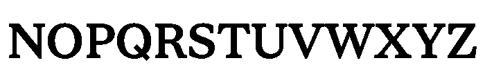 STKBureauSerifCollection SemiBold Instance Font UPPERCASE