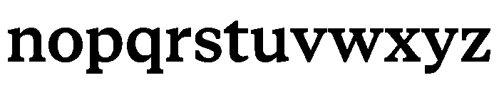 STKBureauSerifCollection SemiBold Instance Font LOWERCASE
