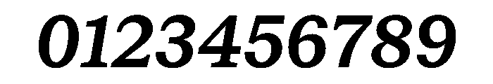 STKBureauSerifCollection SemiBoldItalic Instance Font OTHER CHARS
