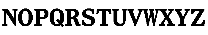 STKBureauSerifMono Bold Font UPPERCASE