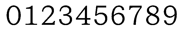 STKBureauSerifMono Light Font OTHER CHARS