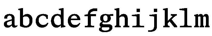 STKBureauSerifMono Medium FONT