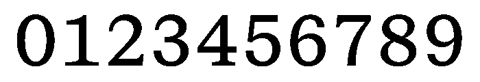 STKBureauSerifMono Regular Font OTHER CHARS