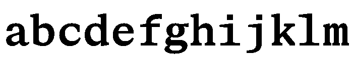 STKBureauSerifMono SemiBold FONT