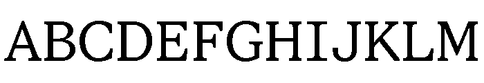 STKBureauSerifSemiMono Book Font UPPERCASE
