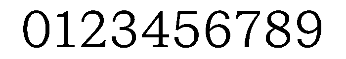 STKBureauSerifSemiMono Light Font OTHER CHARS