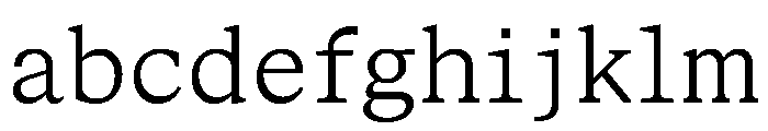 STKBureauSerifSemiMono Light FONT