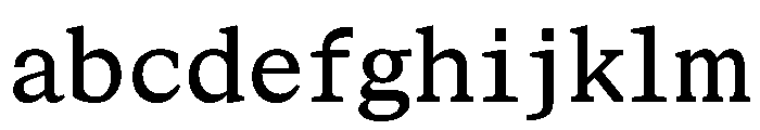 STKBureauSerifSemiMono Regular FONT