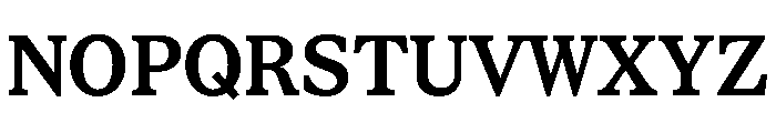 STKBureauSerifSemiMono SemiBold Font UPPERCASE