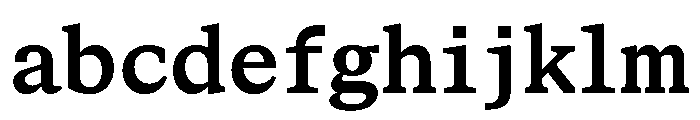 STKBureauSerifSemiMono SemiBold FONT
