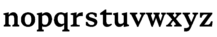 STKBureauSerifSemiMono SemiBold Font LOWERCASE