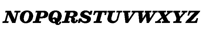 STKEarl BlackItalic Font UPPERCASE