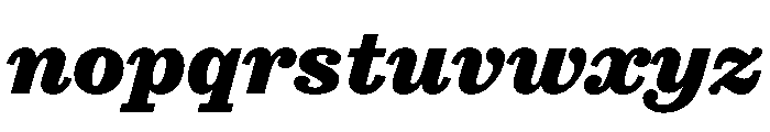 STKEarl BlackItalic Font LOWERCASE
